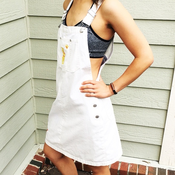 winnie the pooh overall dress